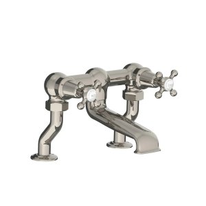 Lefroy Brooks Classic Bateria wannowa 2-otworowa Silver Nickel CH1107NK