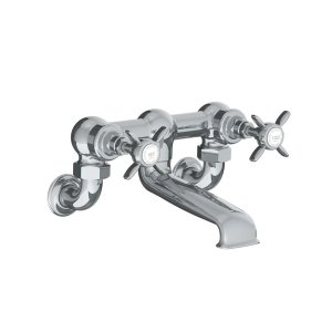 Lefroy Brooks Classic Bateria wannowa 2-otworowa ścienna Chrom LB1151CP