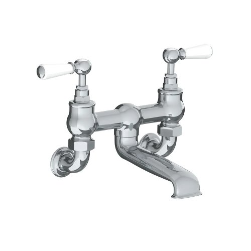 Lefroy Brooks Classic Bateria wannowa 2-otworowa ścienna Chrom WL1151CP