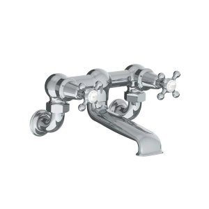 Lefroy Brooks Classic Bateria wannowa 2-otworowa ścienna Chrom CH1151CP