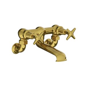 Lefroy Brooks Classic Bateria wannowa 2-otworowa ścienna Polished Brass LS1151PB