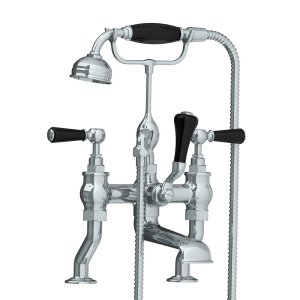 Lefroy Brooks Classic Bateria wannowa 2-otworowa z zestawem prysznicowym Chrom BL1100CP