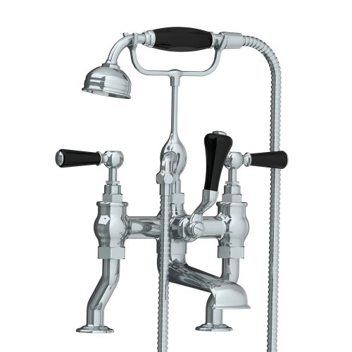 Lefroy Brooks Classic Bateria wannowa 2-otworowa z zestawem prysznicowym Chrom BL1100CP