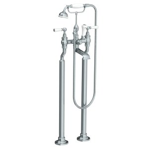 Lefroy Brooks Classic Bateria wannowa wolnostojąca z zestawem prysznicowym Chrom WL1144CP