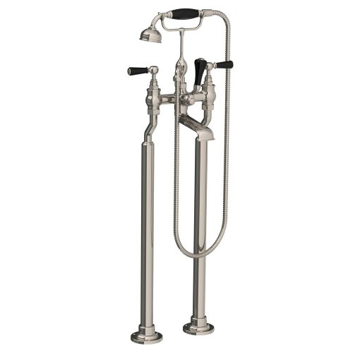 Lefroy Brooks Classic Bateria wannowa wolnostojąca z zestawem prysznicowym Silver Nickel BL1144NK