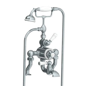 Lefroy Brooks Classic Bateria wannowa termostatyczna 2-otworowa z zestawem prysznicowym Chrom DM/GD8823CP