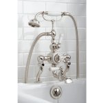 Lefroy Brooks Classic Bateria wannowa termostatyczna 2-otworowa z zestawem prysznicowym Silver Nickel DM/GD8823NK