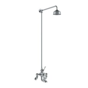 Lefroy Brooks Classic Bateria wannowa termostatyczna 2-otworowa ścienna z deszczownicą Ø 129 mm Chrom WMGD8821CP
