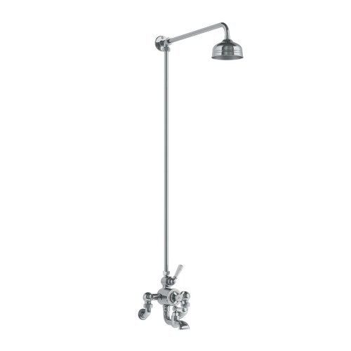 Lefroy Brooks Classic Bateria wannowa termostatyczna 2-otworowa ścienna z deszczownicą Ø 129 mm Chrom WMGD8821CP