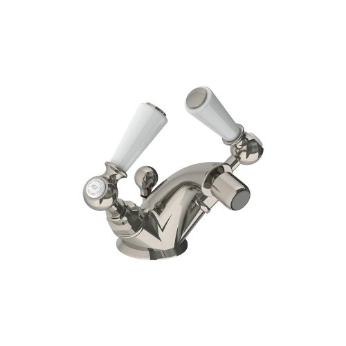 Lefroy Brooks Classic Bateria bidetowa z korkiem automatycznym Silver Nickel WL1199NK