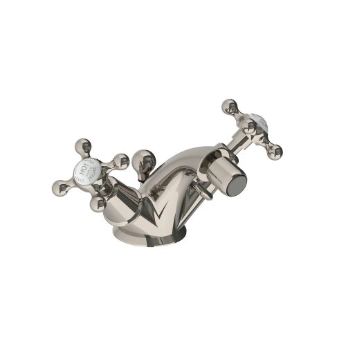 Lefroy Brooks Classic Bateria bidetowa z korkiem automatycznym Silver Nickel CH1199NK