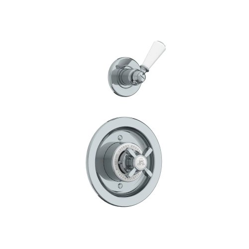 Lefroy Brooks Classic Bateria termostatyczna natryskowa podtynkowa z zaworem ciśnieniowym na jednodrożna Chrom GD8801CP