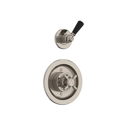 Lefroy Brooks Classic Bateria termostatyczna natryskowa podtynkowa z zaworem ciśnieniowym na jednodrożna Silver Nickel BL8801NK
