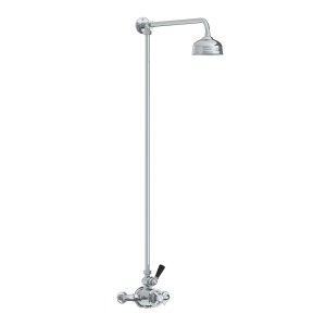Lefroy Brooks Classic Bateria natryskowa termostatyczna ścienna z deszczownicą Ø 129 mm Chrom BL8701CP