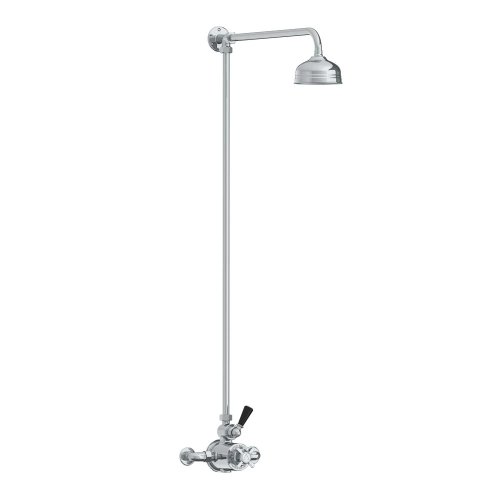 Lefroy Brooks Classic Bateria natryskowa termostatyczna ścienna z deszczownicą Ø 129 mm Chrom BL8701CP