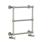 Lefroy Brooks Classic Grzejnik łazienkowy wodny Silver Nickel LB3208NK