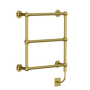 Lefroy Brooks Classic Grzejnik łazienkowy elektryczny Polished Brass LB3208PB-SE