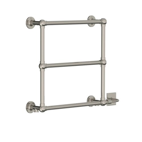 Lefroy Brooks Classic Grzejnik łazienkowy wodno-elektryczny Silver Nickel LB3208NK-DF