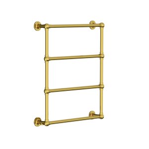 Lefroy Brooks Classic Grzejnik łazienkowy wodny 610x762 mm Polished Brass LB3200PB
