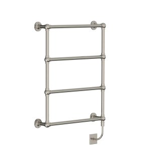 Lefroy Brooks Classic Grzejnik łazienkowy elektryczny 610x762 mm Silver Nickel LB3200NK-SE