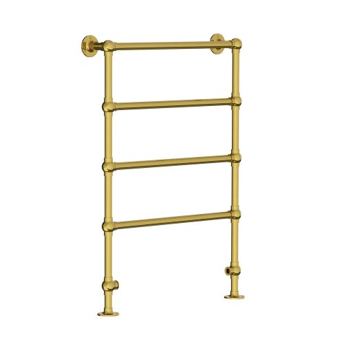 Lefroy Brooks Classic Grzejnik łazienkowy wodny 610x915 mm stojący Polished Brass LB3203PB