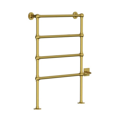 Lefroy Brooks Classic Grzejnik łazienkowy elektryczny 610x915 mm stojący Polished Brass LB3203PB-SE