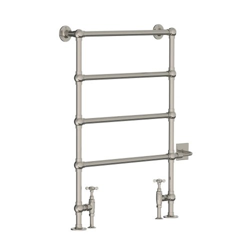 Lefroy Brooks Classic Grzejnik łazienkowy wodno-elektryczny 610x915 mm stojący Silver Nickel LB3203NK-DF