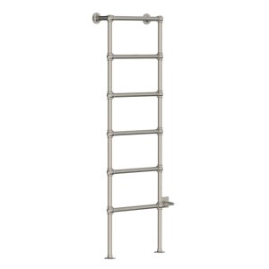 Lefroy Brooks Classic Grzejnik łazienkowy elektryczny 505x1788 mm stojący Silver Nickel LB3206NK-SE