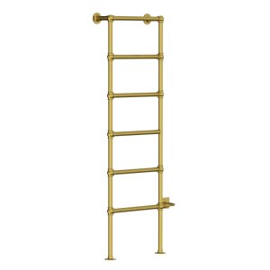 Lefroy Brooks Classic Grzejnik łazienkowy elektryczny 505x1788 mm stojący Polished Brass LB3206PB-SE