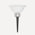 Lefroy Brooks Classic Kinkiet dekoracyjny w kształcie pochodni Chrom LB4018CP