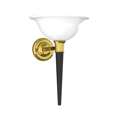 Lefroy Brooks Classic Kinkiet dekoracyjny w kształcie pochodni Polished Brass LB4018PB