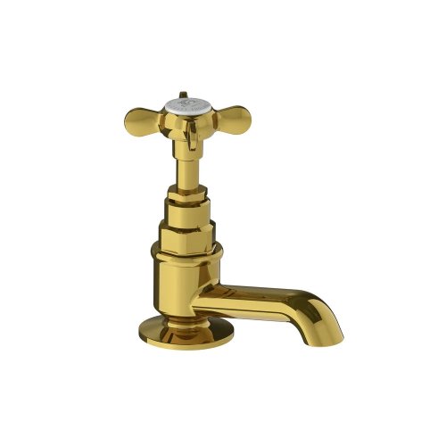 Lefroy Brooks Classic Kran umywalkowy stojący z wylewką Polished Brass LBX1422PB