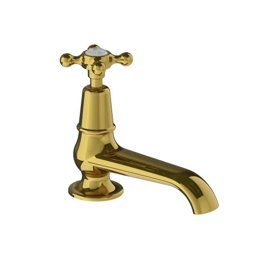 Lefroy Brooks Classic Kran umywalkowy stojący z długą wylewką Polished Brass CHX8030PB