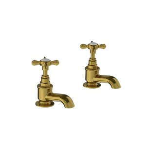 Lefroy Brooks Classic Kran wannowy stojący - zestaw Antique Gold LB1154AG