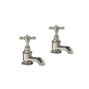 Lefroy Brooks Classic Kran wannowy stojący - zestaw Silver Nickel LB1154NK