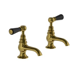 Lefroy Brooks Classic Krany umywalkowe stojące - zestaw Antique Gold BL8022AG