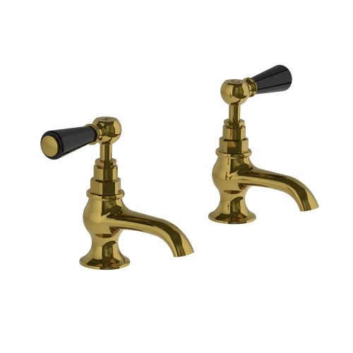 Lefroy Brooks Classic Krany umywalkowe stojące - zestaw Antique Gold BL8022AG