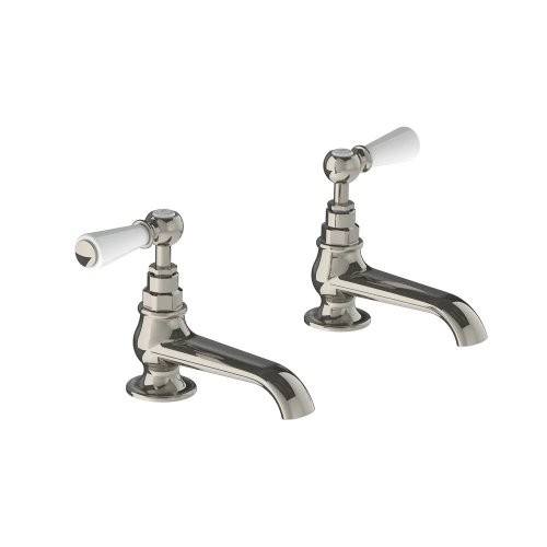 Lefroy Brooks Classic Krany umywalkowe stojące - zestaw Silver Nickel WL8030NK