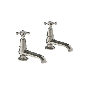 Lefroy Brooks Classic Krany umywalkowe stojące - zestaw Silver Nickel CH8030NK