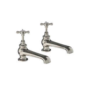 Lefroy Brooks Classic Krany wannowe stojące - zestaw Silver Nickel LB1450NK