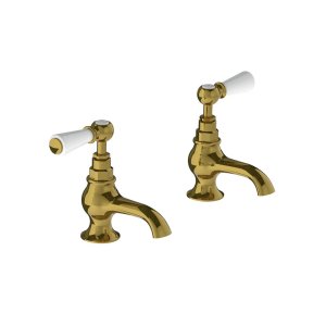 Lefroy Brooks Classic Krany wannowe stojące - zestaw Antique Gold WL8054AG