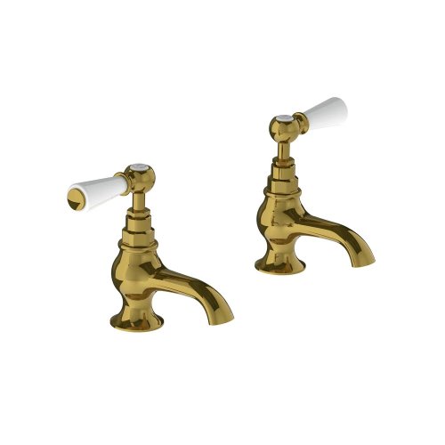 Lefroy Brooks Classic Krany wannowe stojące - zestaw Antique Gold WL8054AG