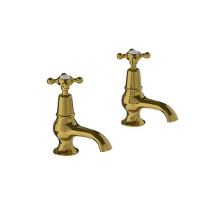 Lefroy Brooks Classic Krany wannowe stojące - zestaw Antique Gold CH8054AG