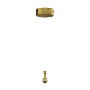 Lefroy Brooks Classic Lampa wisząca Antique Gold LB4007AG