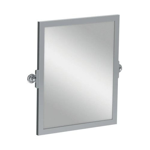 Lefroy Brooks Classic Lustro uchylne z mosiężną ramą Chrom LB4509CP