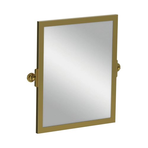 Lefroy Brooks Classic Lustro uchylne z mosiężną ramą Antique Gold LB4509AG