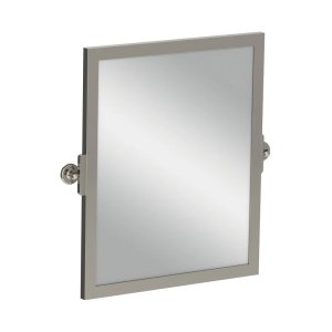 Lefroy Brooks Classic Lustro uchylne z mosiężną ramą Silver Nickel LB4509NK