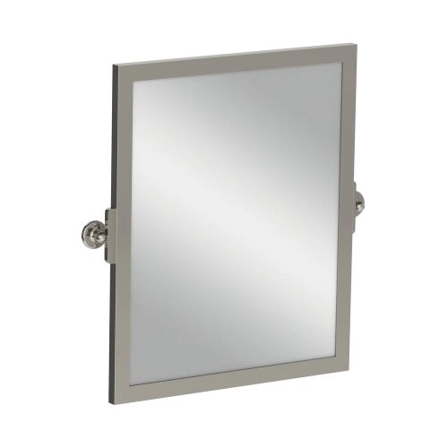 Lefroy Brooks Classic Lustro uchylne z mosiężną ramą Silver Nickel LB4509NK