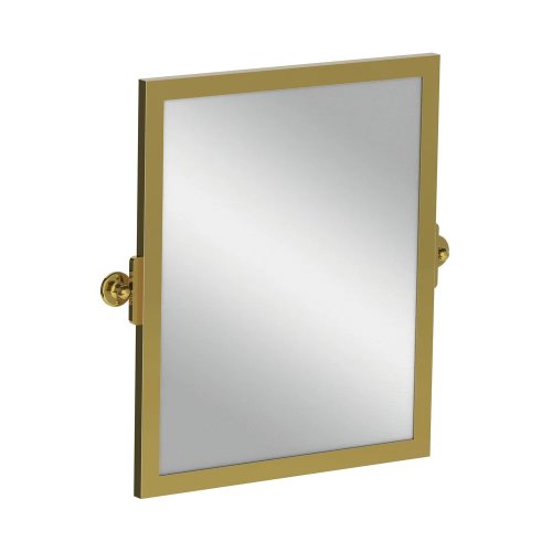 Lefroy Brooks Classic Lustro uchylne z mosiężną ramą Polished Brass LB4509PB