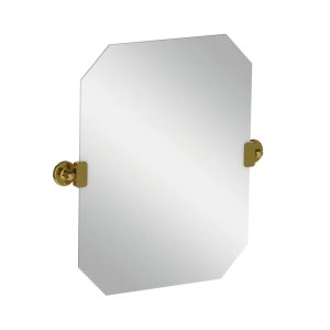 Lefroy Brooks Classic Lustro uchylne ośmiokątne Antique Gold LB4946AG